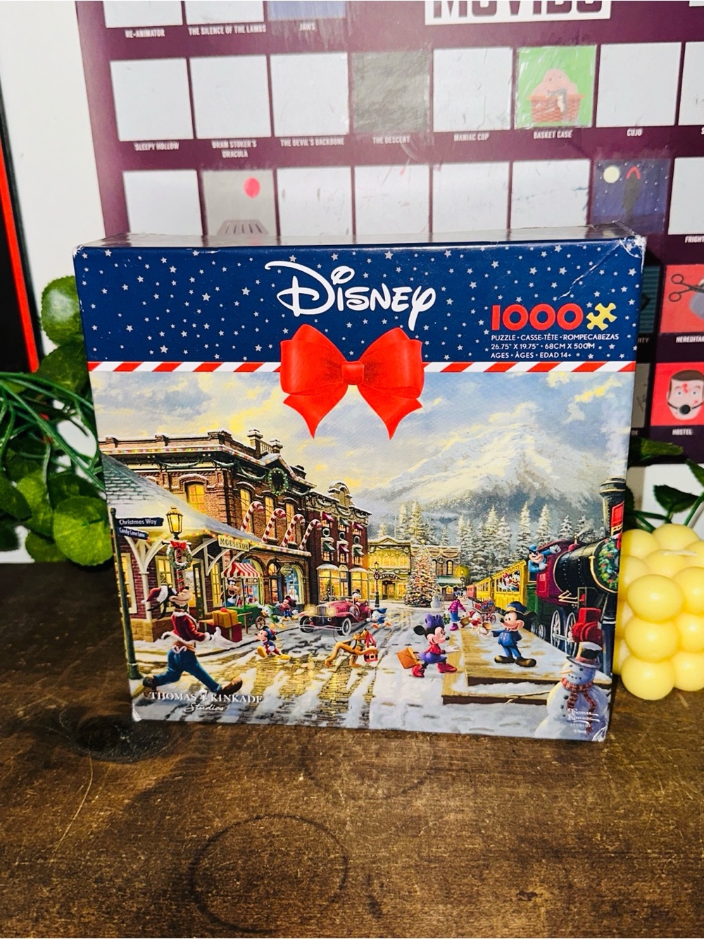 Disney Thomas Kinkade Christmas 1000 Piece Jigsaw Puzzle